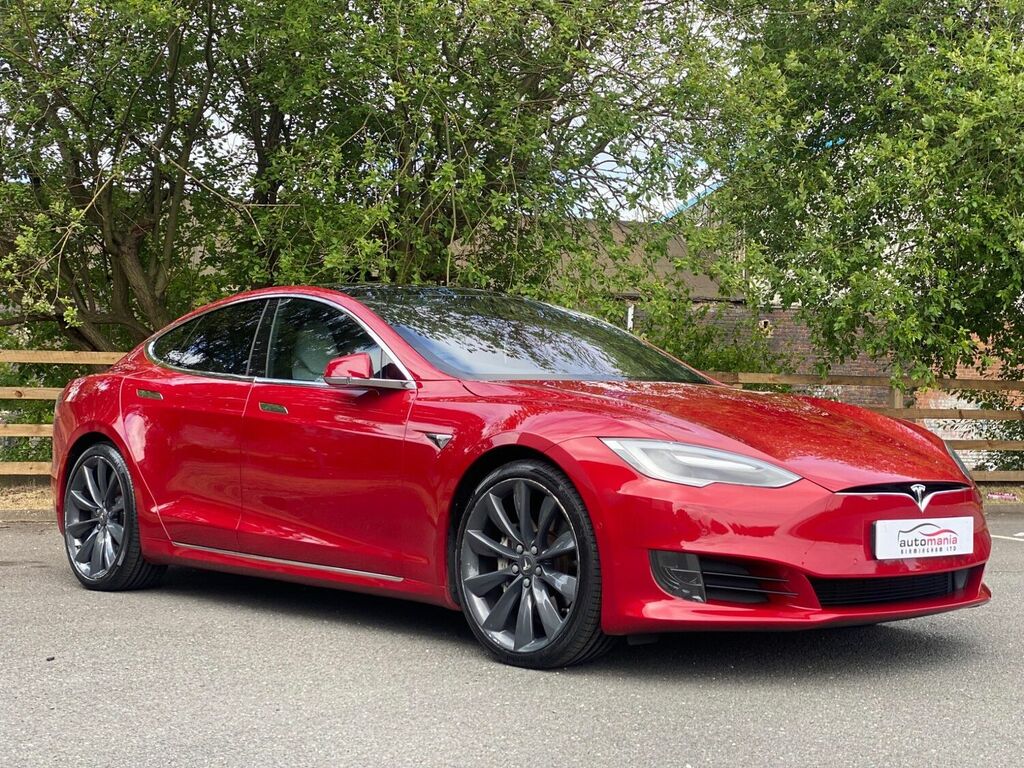 Tesla Model S Hatchback Red #1