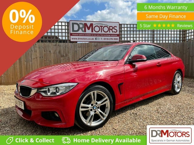 Compare BMW 4 Series 420D M Sport EA64TFF Red