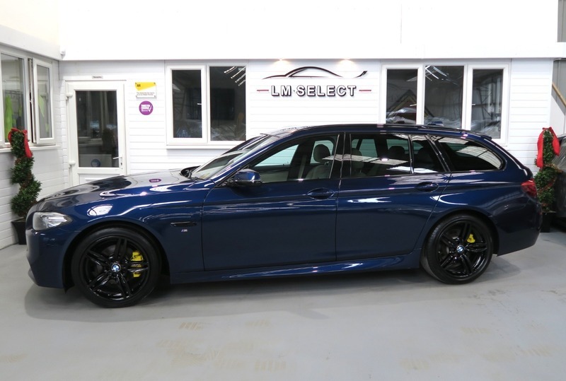 Compare BMW 5 Series 520D M Sport Touring PY65LFU Blue