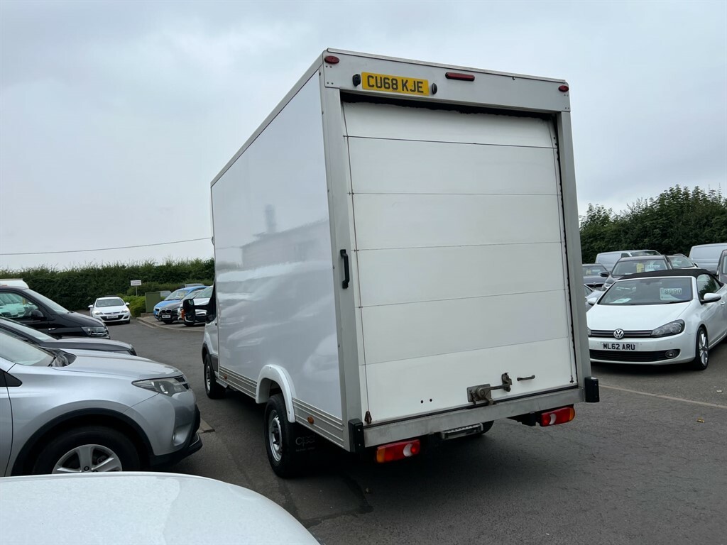 Used 2018 Ford Transit CU68KJE 350 LWB L4 LOW LOADER LUTON BOX VAN on