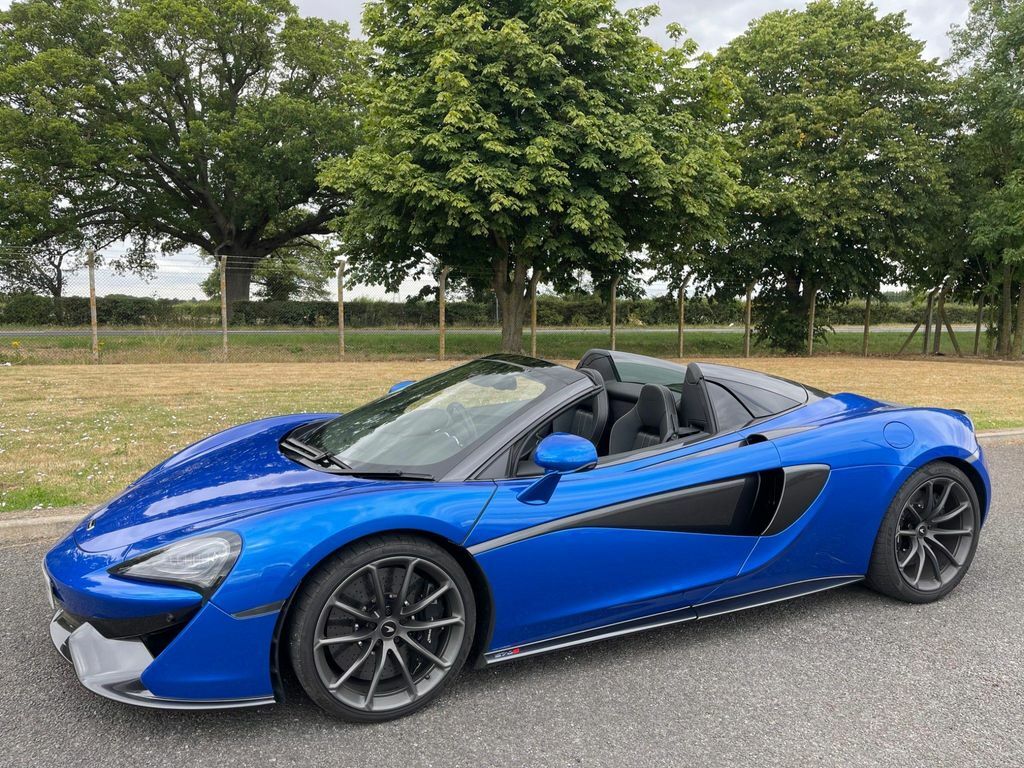 Compare McLaren 570S 3.8T V8 Spider Ssg Euro 6 Ss  Blue