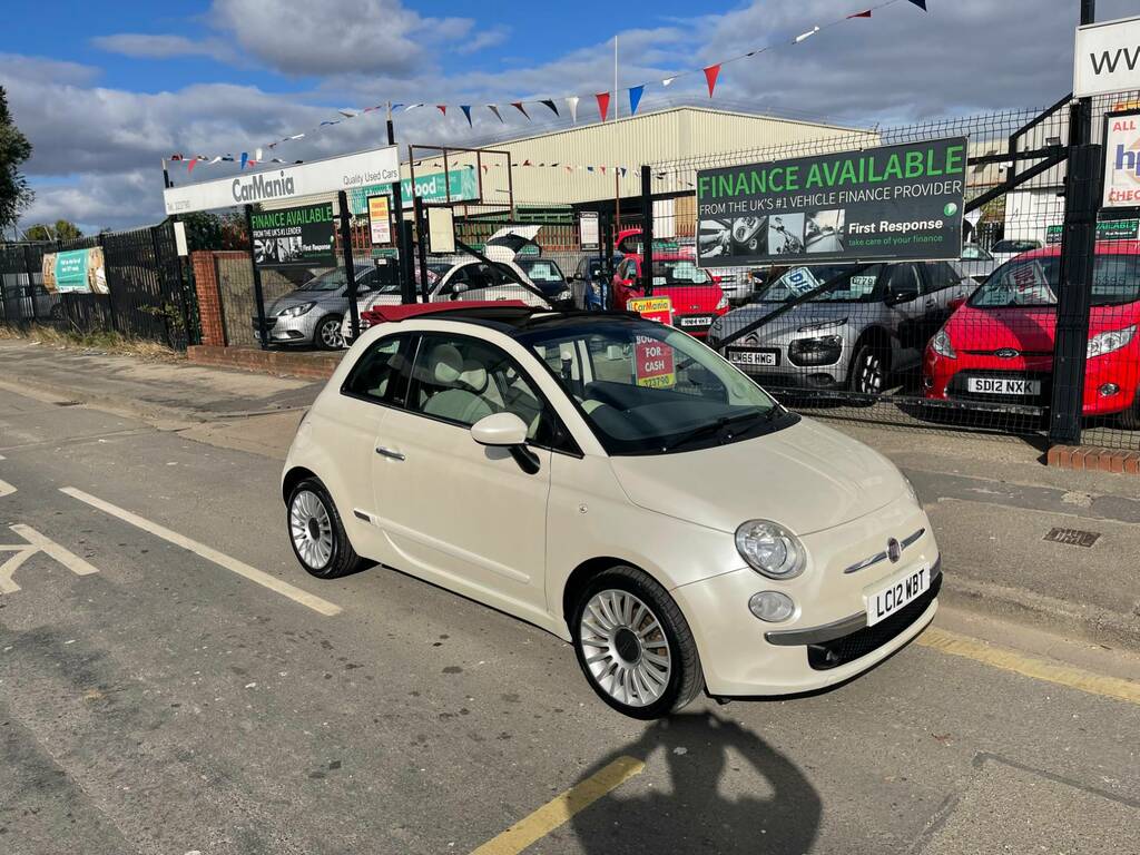 Compare Fiat 500 1.2 Lounge Convertible LC12WBT Red