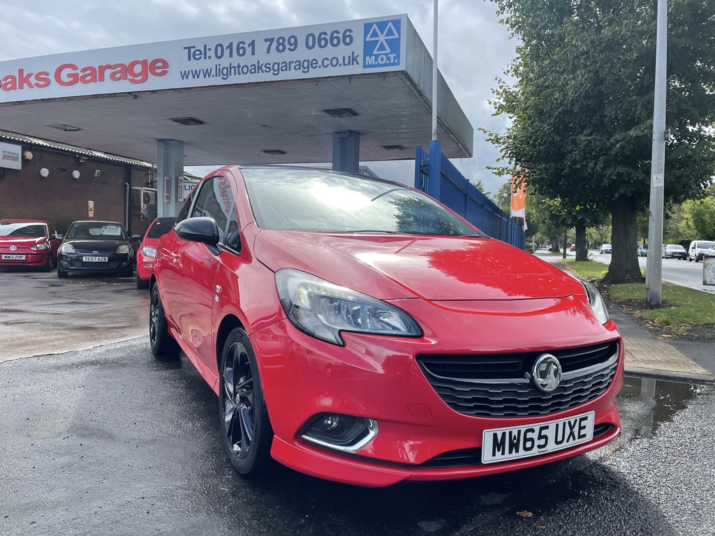 Compare Vauxhall Corsa Corsa 1.2 Limited Edition MW65UXE Red