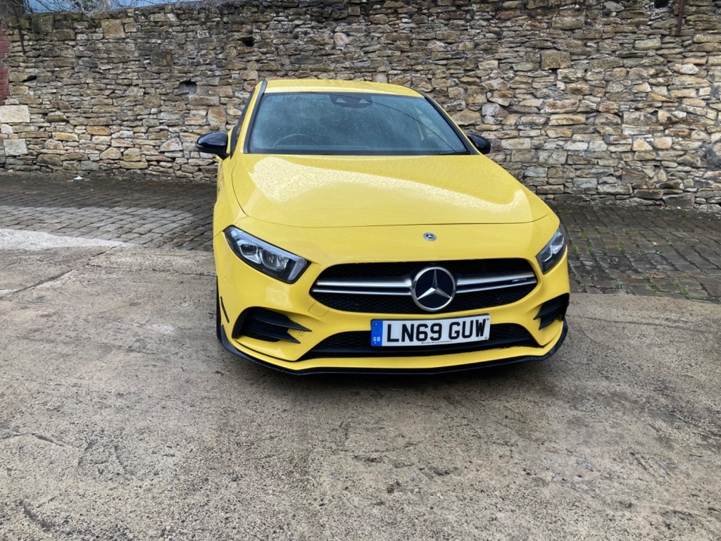 Compare Mercedes-Benz A Class Hatchback Amg A 35 4Matic Executive 2019 LN69GUW Yellow